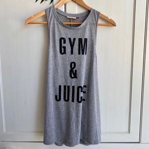 Gym & Juice racerback tank